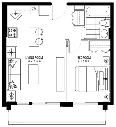 We are looking for someone to take over our lease for a one bedroom apartment on the 7th floor of LI...