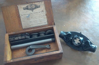 Vintage Tool & Die Set in Wooden Box, See Pictures