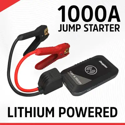 NEW Portable Auto Battery Jump Starter (Energizer) ENJ1000, View more