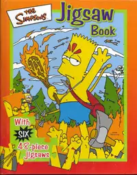 THE SIMPSONS JIGSAW BOOK Contains Six 48-Piece Puzzles 2005  Hcv