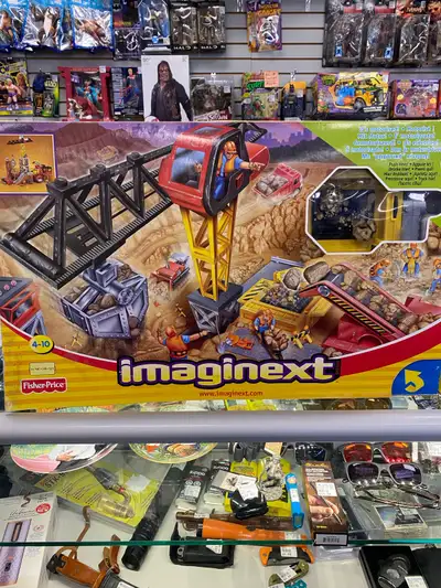 Imaginext Toy Crane Set @ Cashopolis, View more