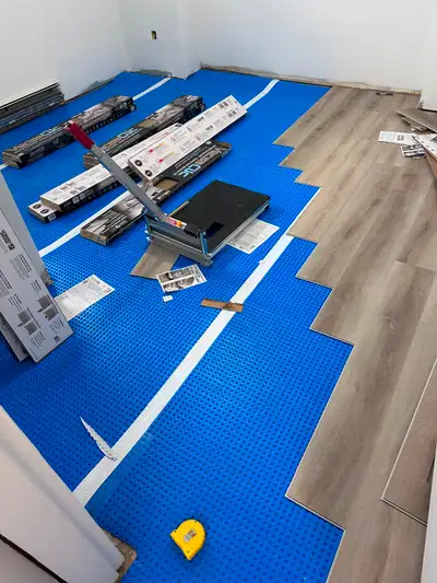 We provide all kind of flooring solutions Laminate flooring -12mm and water- resistant Vinyl floorin...