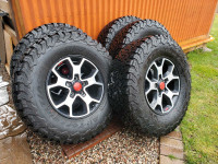 5 Jeep Wrangler Rubicon Rims + Tires 