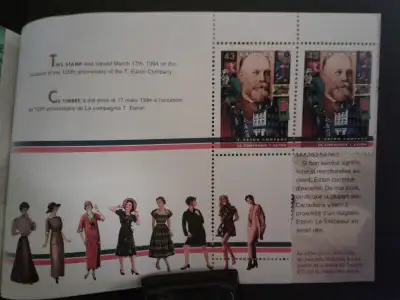1994 Canadian Stamps - T. Eaton Company 1869-1994, View more