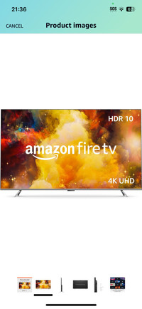 It's a new in the box Amazon Fire TV 75" Omni Series 4K UHD smar
