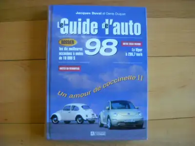 Guide de l'auto 1998, en très bonne condition.