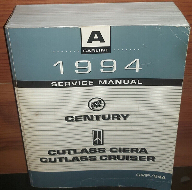 1994 CENTURY Oldsmobile Cutlass Ciera Cruiser Service Manual in Other in Kingston