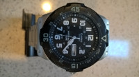 New Casio Men's Diver Style Quartz Watch, stainless street strap