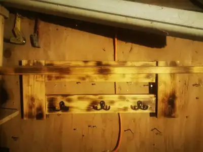 Farmhouse style coat rack, View more