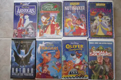 I’m selling a variety of Classic Disney Masterpiece VHS movies and other family / kid favourites. Th...