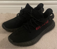 Adidas Yeezy Boost 350 v2 black/red sz7.5 (US)