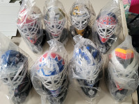 Reduced - McDonalds'  NHL Goalie helmets, set of 8 unopened