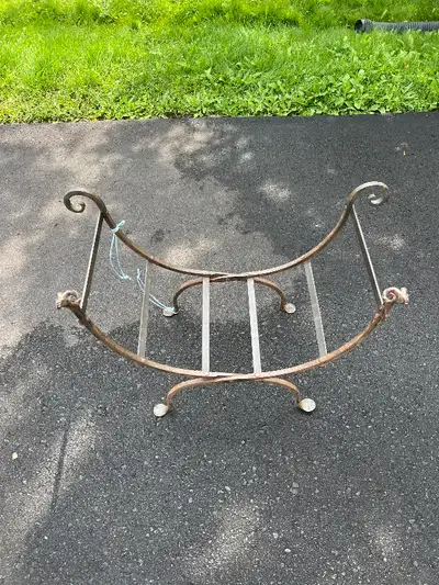 Log Holder - Wrought Iron, View more