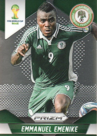 Emmanuel Emenike 2014 Panini Prizm World Cup Soccer#153 Nigeria