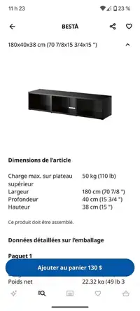 Meuble TV IKEA