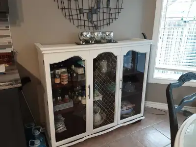Vintage Round Table& Sideboard cabinet., View more