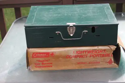 Coleman camp stove model 431 "Tourist" & Original Box, View more