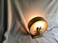Art Deco Brass table lamp