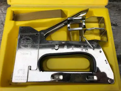 Benchmark Model B Heavy Duty Stapler with 3 Drive Settings & Cas, View more