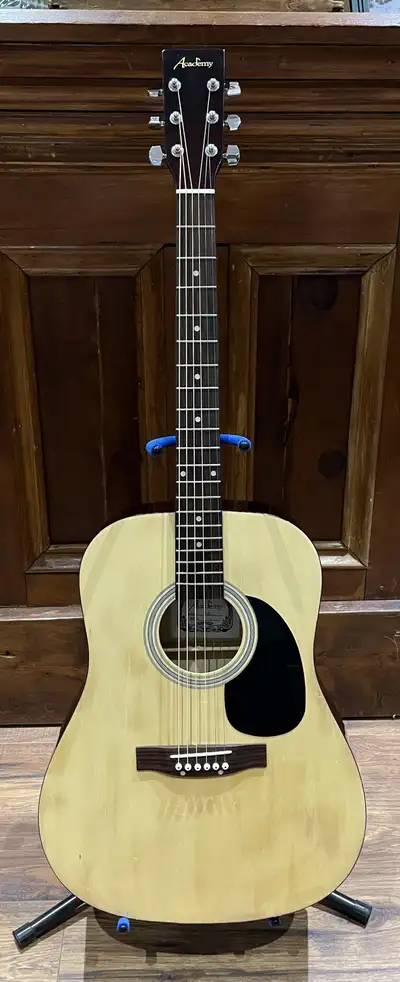 Academy guitar for sale New strings, frets polished and the fretboard oiled It has scuffs and is def...