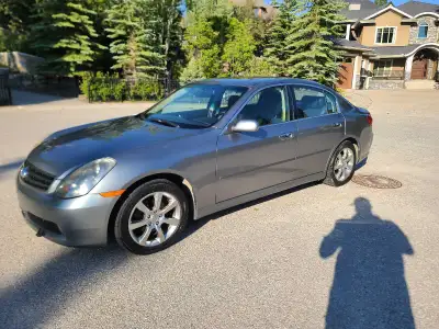 2005 Infiniti G35X 4 door. Awd 175600km Automatic. Active Status Remote starter One owner vehicle. N...