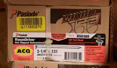 PASLODE GALVANIZED 3-1/4 NAILS, View more