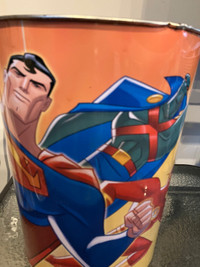 Justice League Garbage Can/ Toy Container 