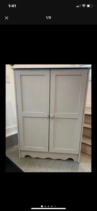  Vintage grey cabinet , View more