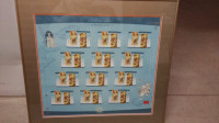 Stamps -Lunar New Year framed uncut press sheet (multiple years)