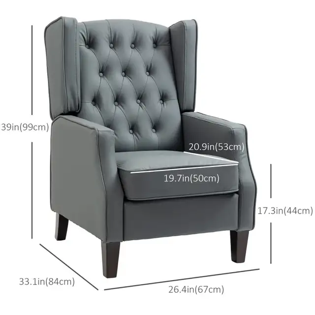  Modern Accent Chair with Thick Padding  in Chairs & Recliners in Markham / York Region - Image 4