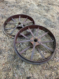 Antique Steam Tractor Wheels