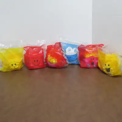 2021 MCDONALDS MR MEN LITTLE MISS MONSIEUR MADAME TASSES LOT 6 *NEUF* LITTLE MISS PRINCESS MR. HAPPY...