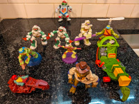 TMNT Toy LOT As Pictured   all in great shape , loose
