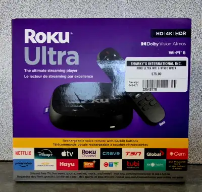 Roku Ultra Streaming Player (32549778), View more