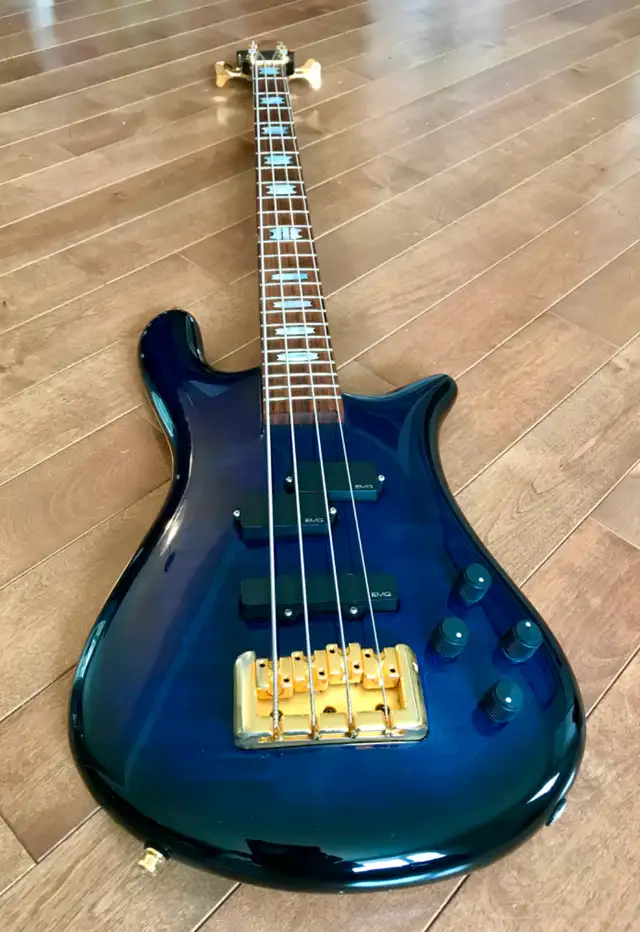 SPECTOR EURO 4 STRING SOLID MAPLE BASS + CASE in Guitars in Bedford - Image 3