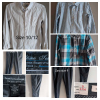 Boy's Dress Shirts and Pants size 7-12