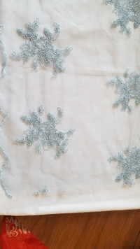 Blue Lace Fabric