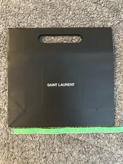 Yves Saint Laurent YSL boutique paper gift bag for YSL purse, View more
