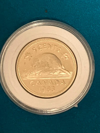 1983 Canada PROOF Nickel Coin