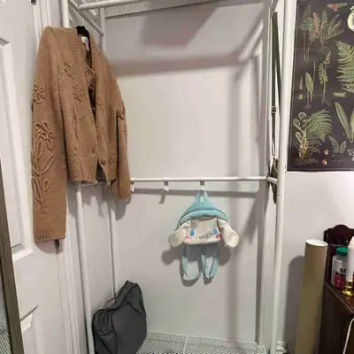 Ikea mackapar - wardrobe / hanger with hooks and shelves, View more