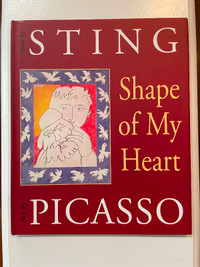 Sting Shape of My Heart Picasso hard cover book