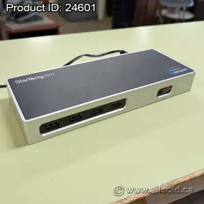 Startech USB-C & USB-A Dual Monitor 4K Laptop Docking Station, View more