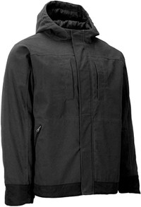 Forcefield Men’s Insulated Canvas Jacket - NEW - Large - Black