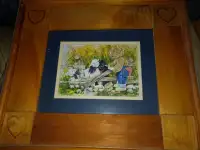Wendy Tossoff water colour prints in custom frames