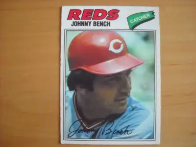 4 cartes de baseball de 1977, View more