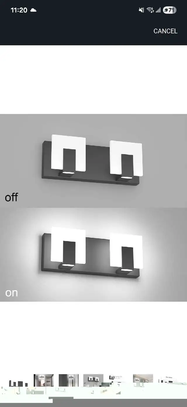 LED Vanity Light in Indoor Lighting & Fans in Gatineau - Image 3