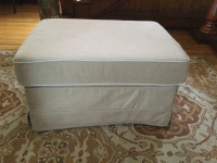 IKEA footstool/ottoman with storage