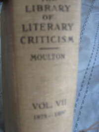 Book - Library of Literary Criticism