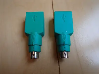 USB Female to PS2 PS/2 Male Adapter Converter keyboard Mouse, View more
