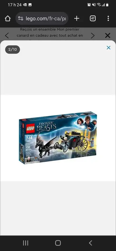 Lego #75951 L'ÉVASION DE GRINDELWALDS, View more